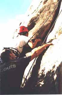 Scouts climbing  in Sintra