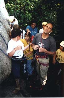 Jose Lus Instructing Scouts